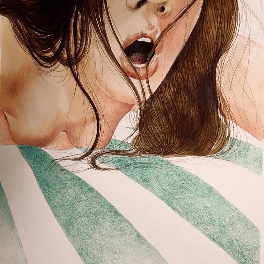 Frida Castelli pinturas erotica 20