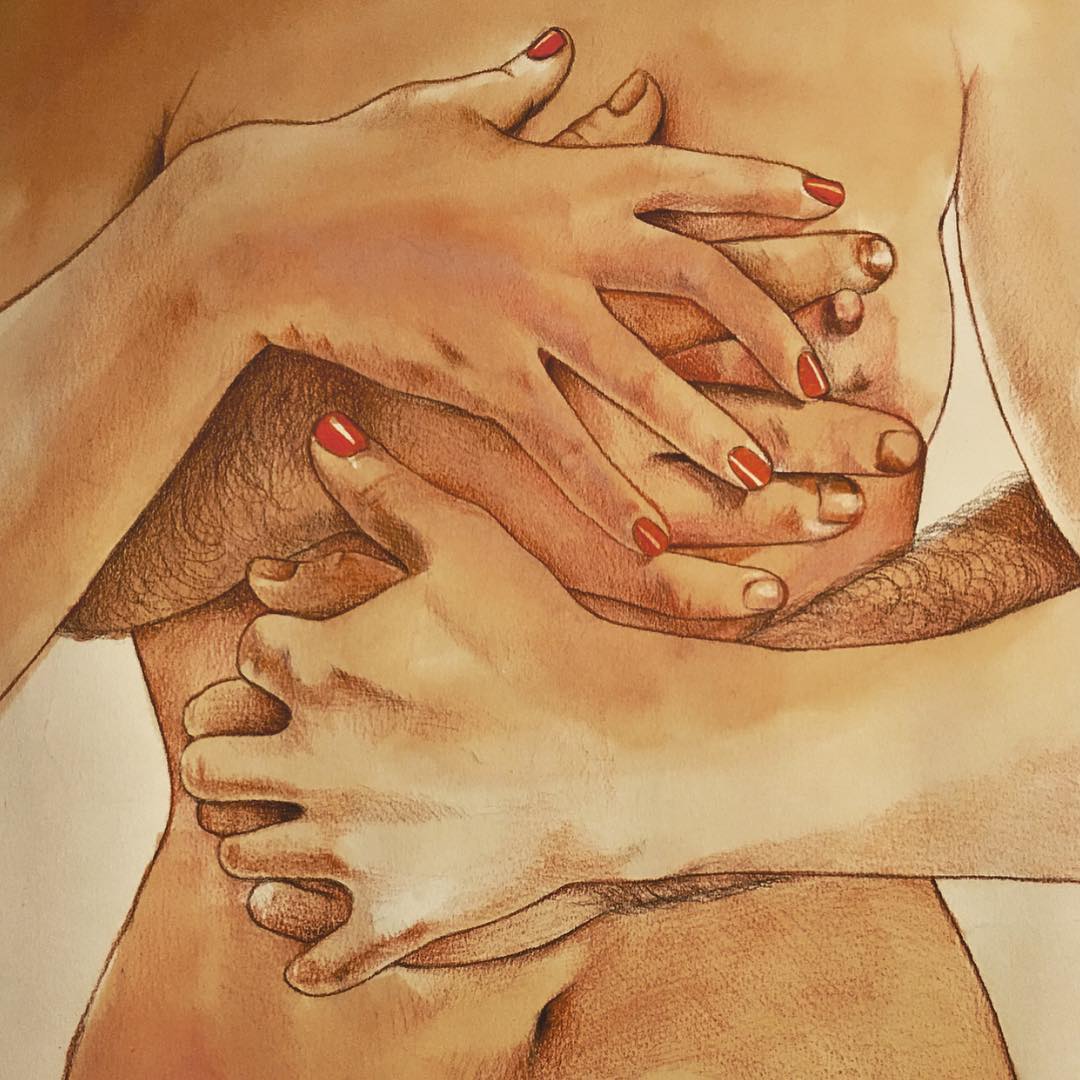 Frida Castelli pinturas erotica 21