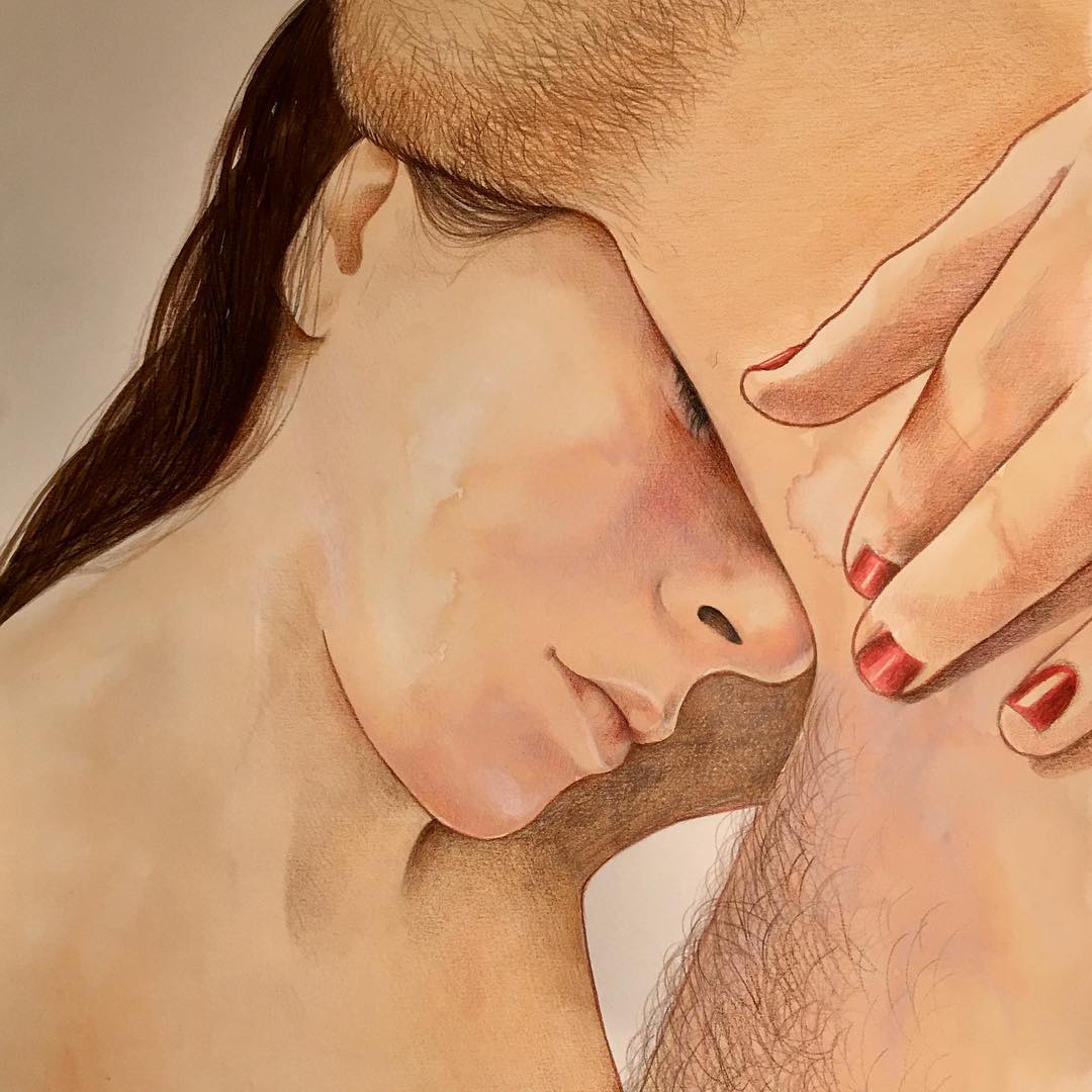 Frida Castelli pinturas erotica 24