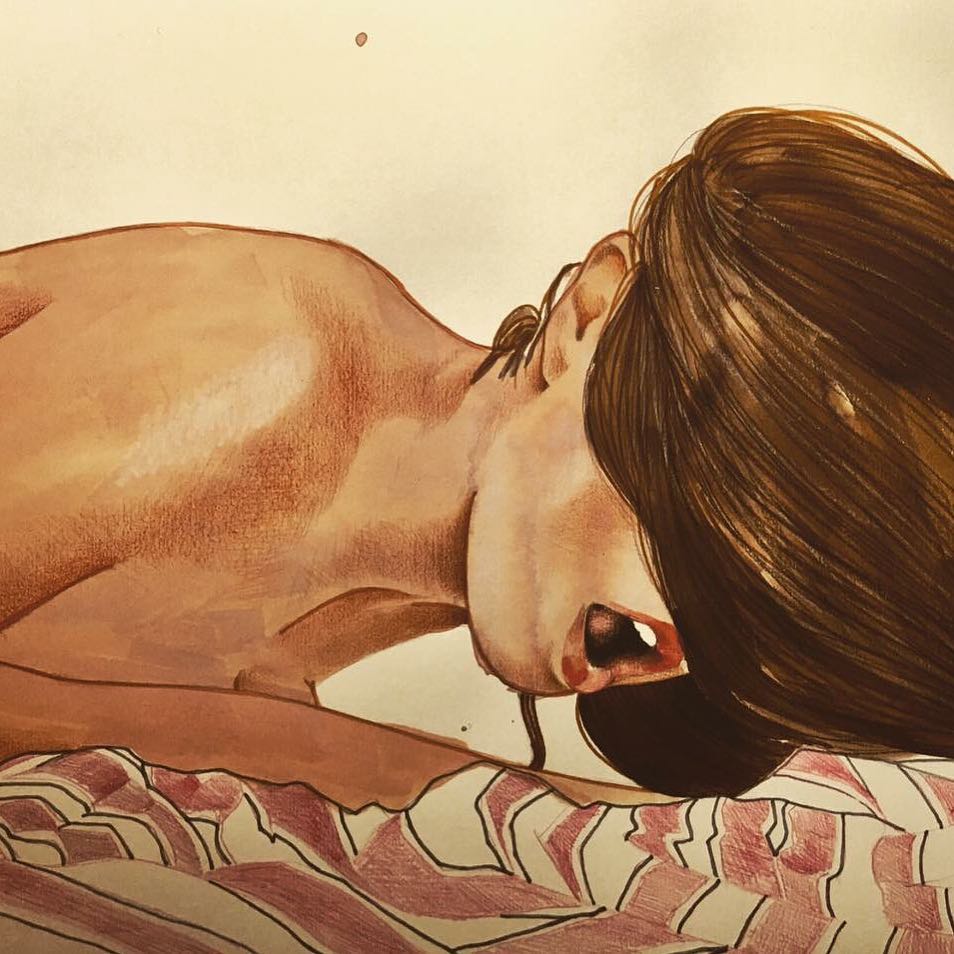 Frida Castelli pinturas erotica 7
