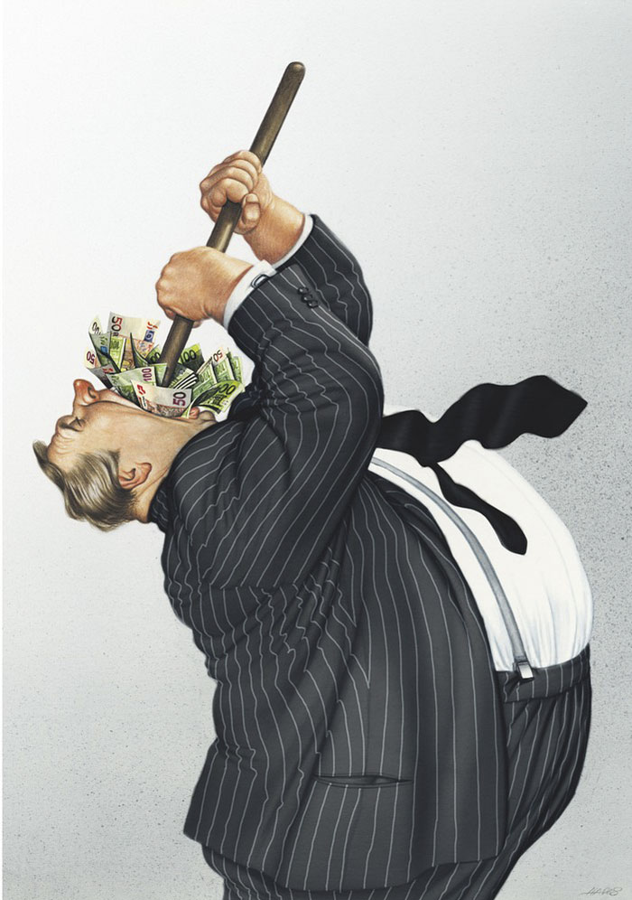 Gerhard Haderer ilustraciones satiricas 10