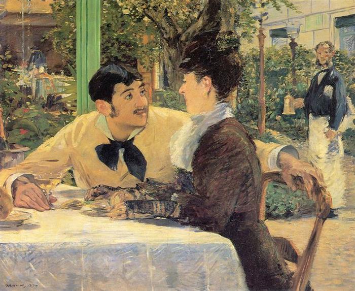 Manet Chez le Pere Lathuille cultura inquieta