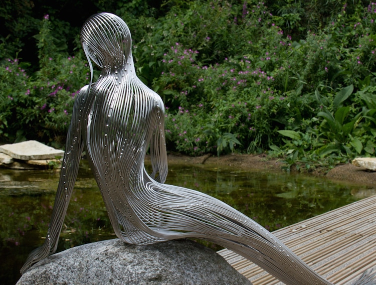 Martin Debenham esculturas alambre metal 3