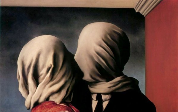 Rene Magritte. The Lovers. 1928