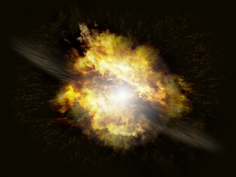 Supernova antes de morir