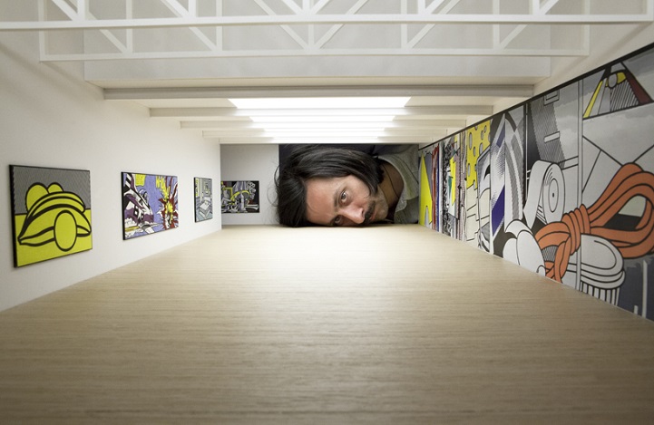 Tezi Gabunia instalación Louvre 10