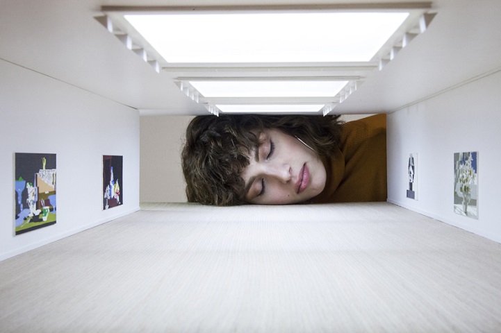 Tezi Gabunia instalación Louvre 3