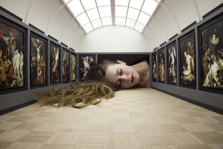 Tezi Gabunia instalación Louvre 5