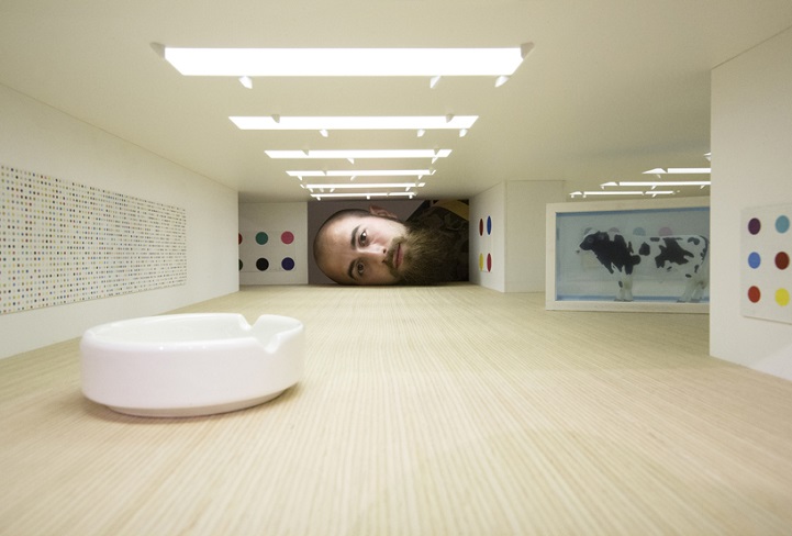 Tezi Gabunia instalación Louvre 7