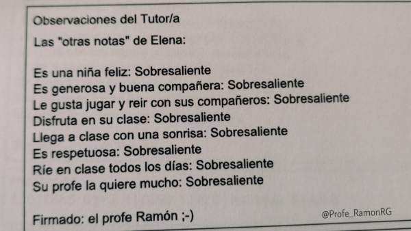 profe ramon notas