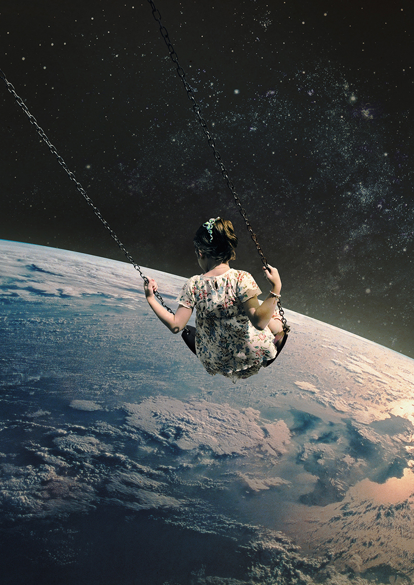 swing la cabeza en las nubes