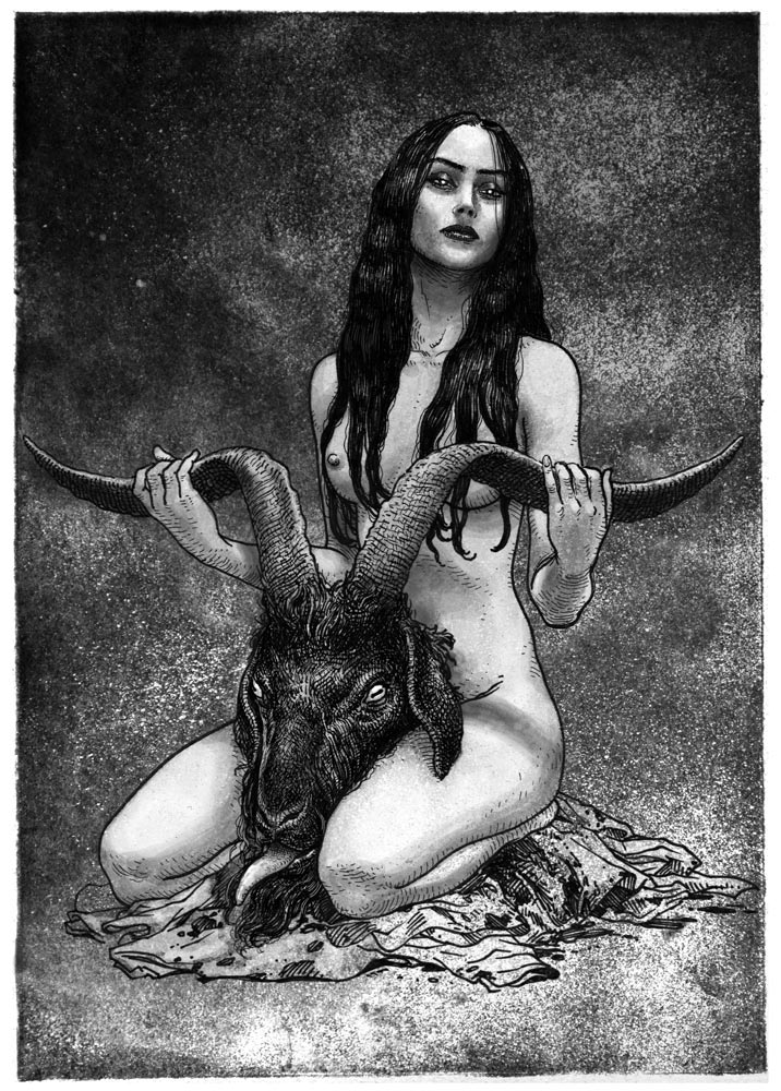 Cristóbal López aka Kerbcrawlerghost ilustración.