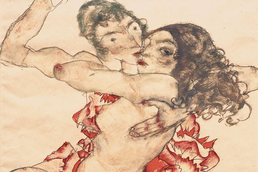 Egon Schiele beso 1