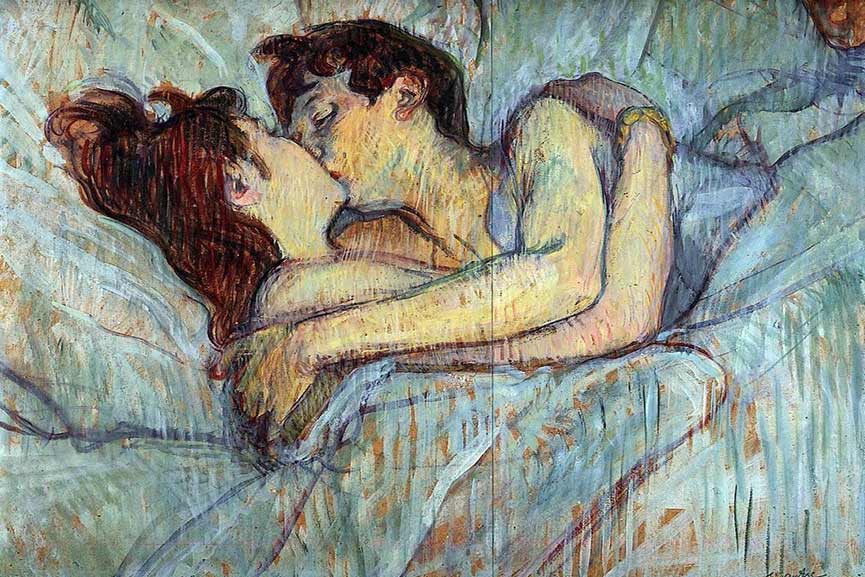 Henri de Toulouse Lautrec Dans le lit. beso 6