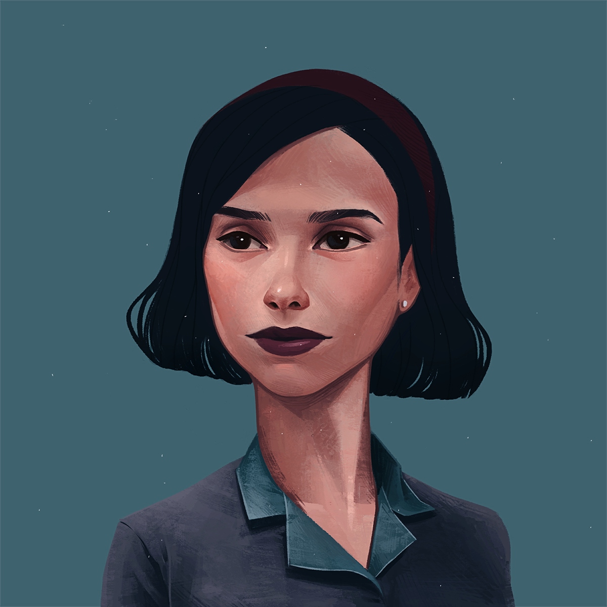 Retratos femeninos ilustrados por Janice Sung