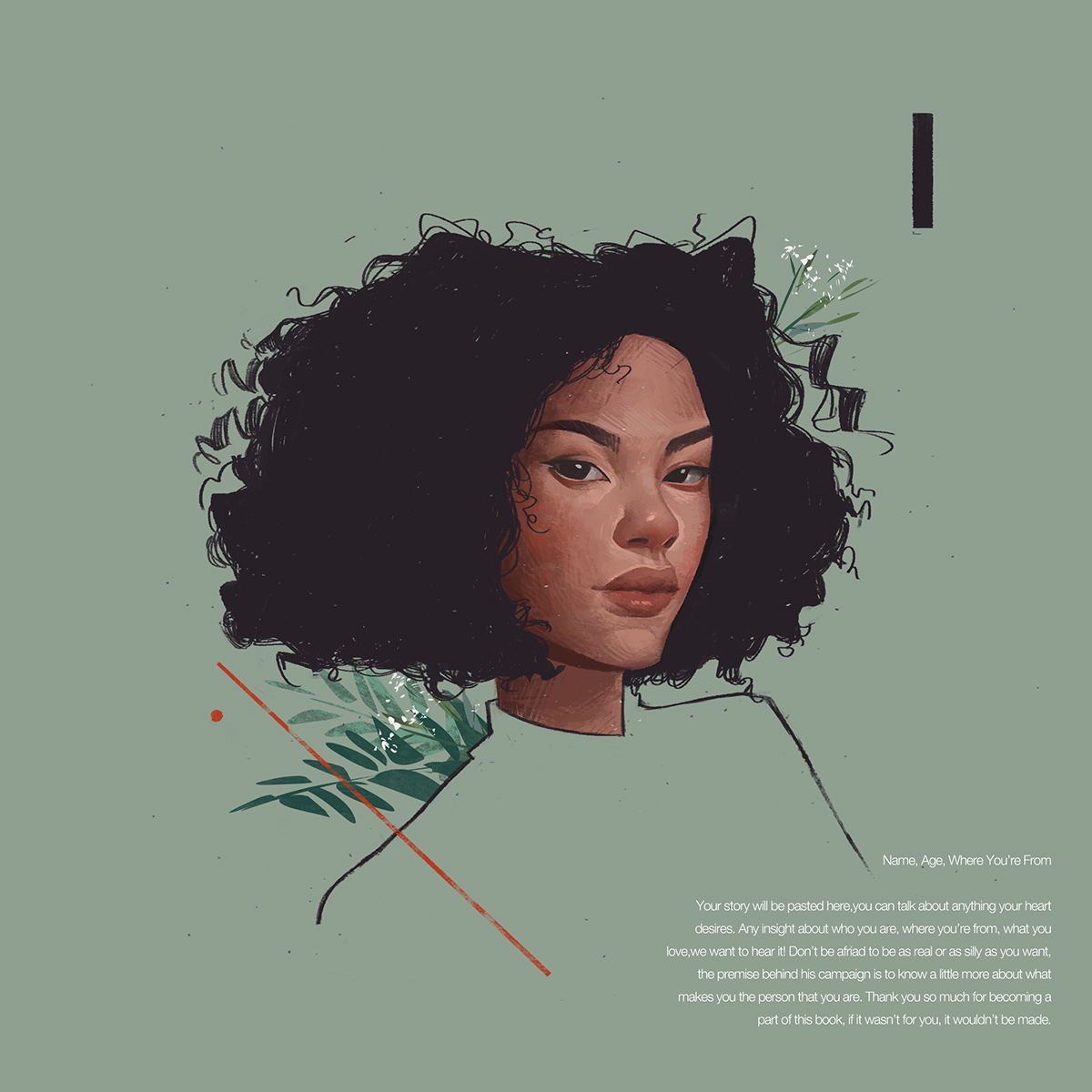 Retratos femeninos ilustrados por Janice Sung