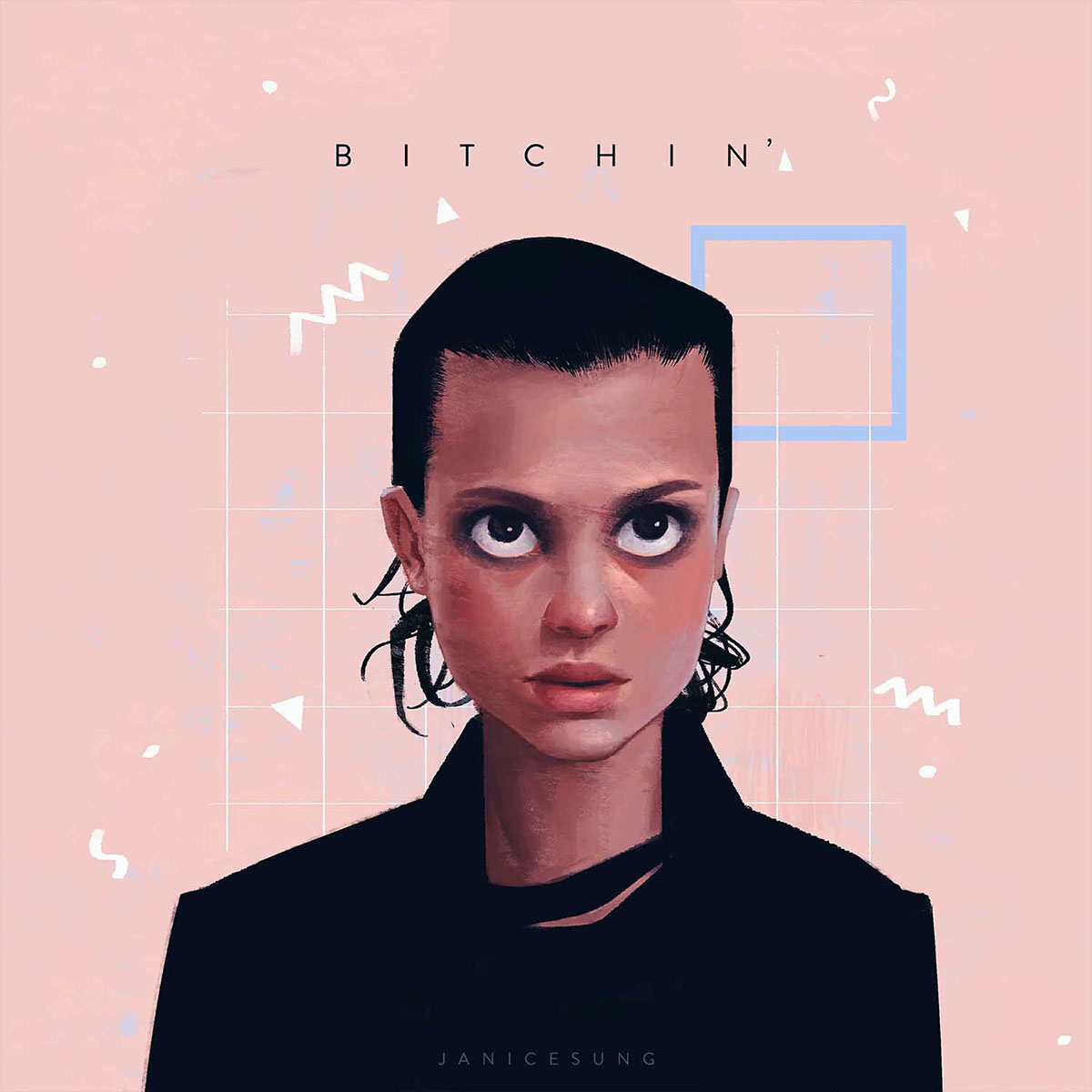 Retratos femeninos ilustrados por Janice Sung