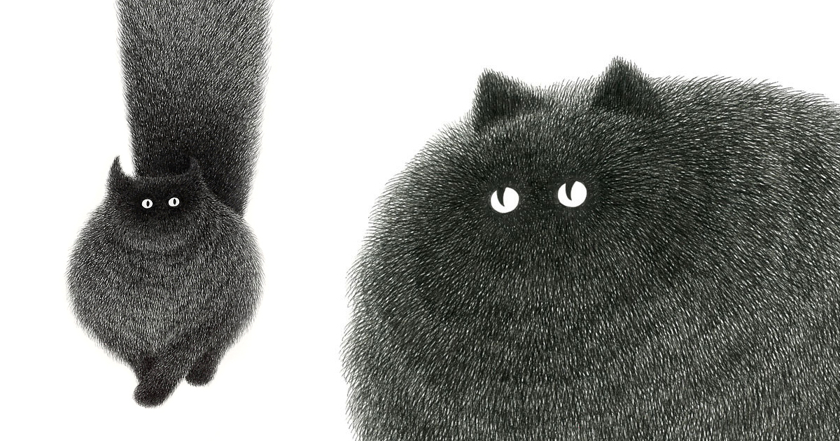 Kamwei Fong gatos ilustraciones 11