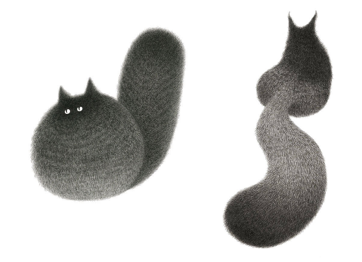 Kamwei Fong gatos ilustraciones 5