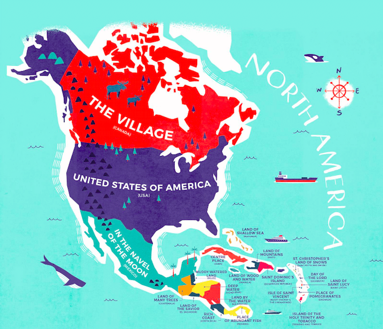 Mapa mundial literal 4