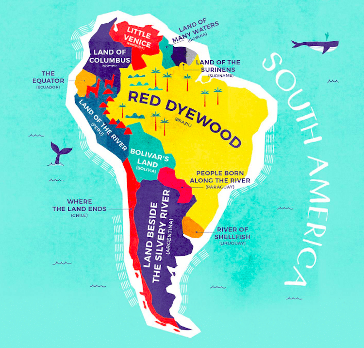 Mapa mundial literal 6