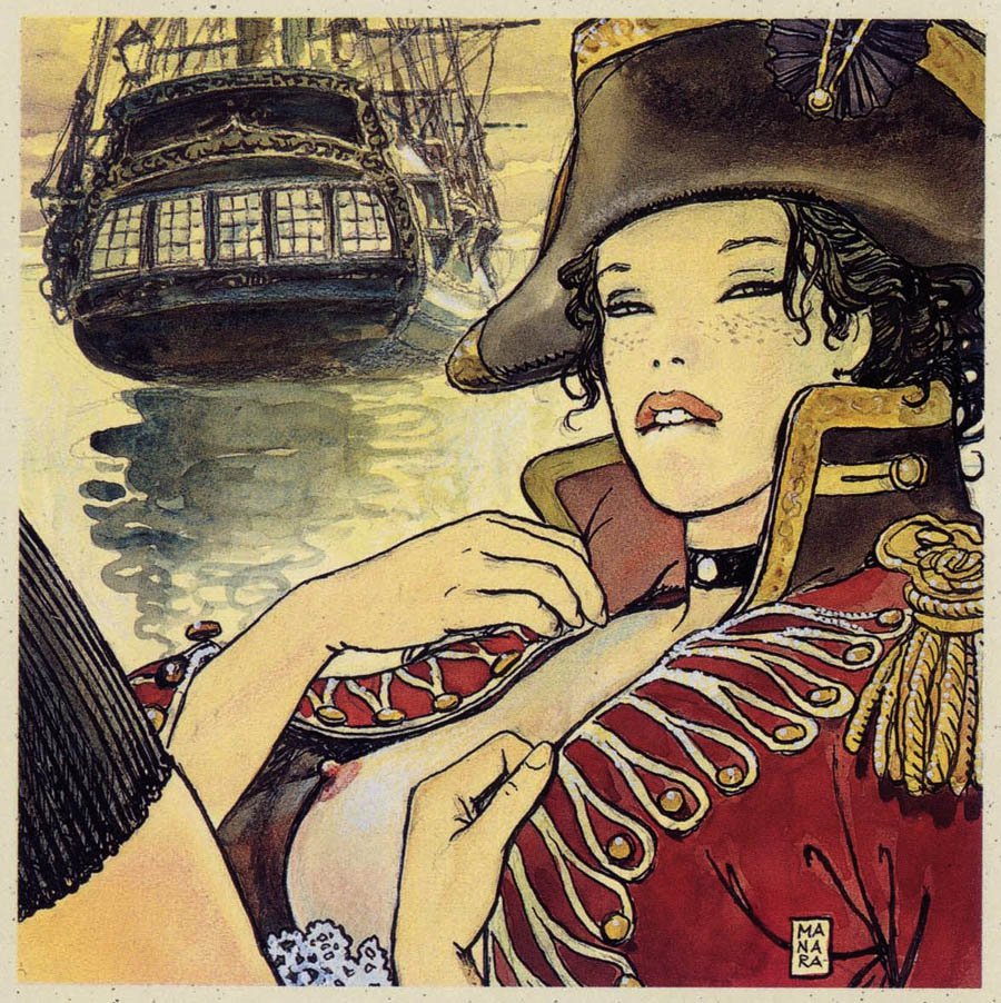 Milo Manara comic erotico
