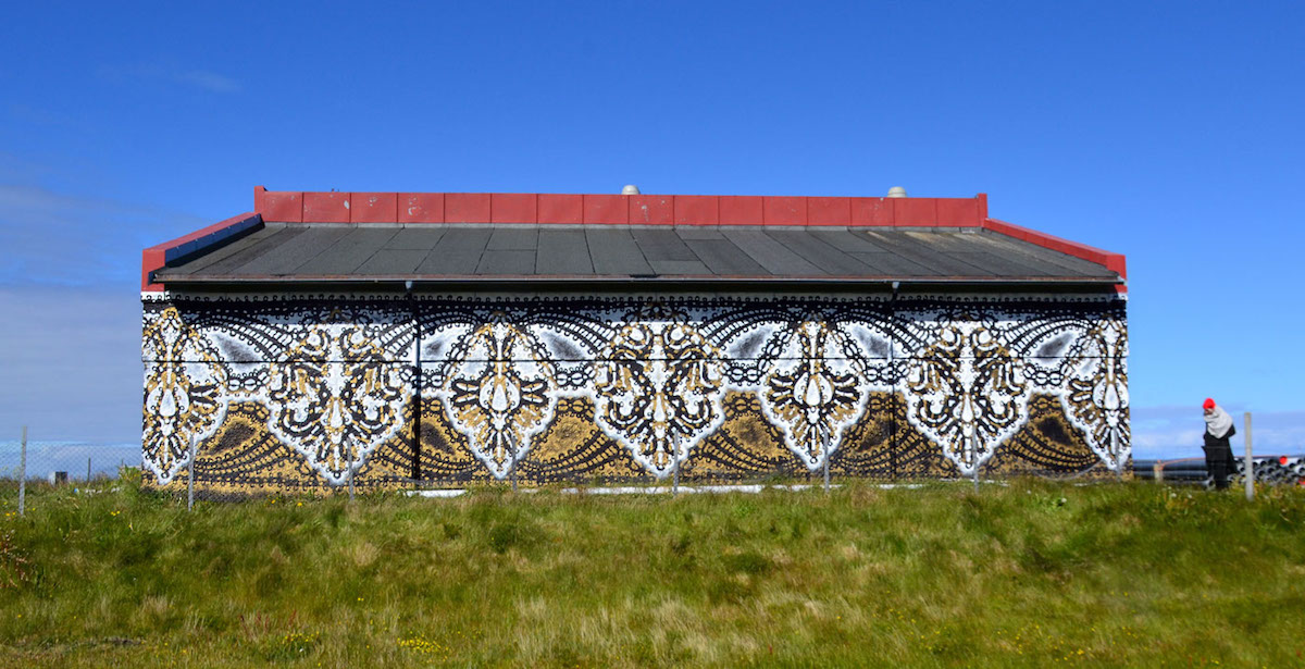 NeSpoon arte urbano mural