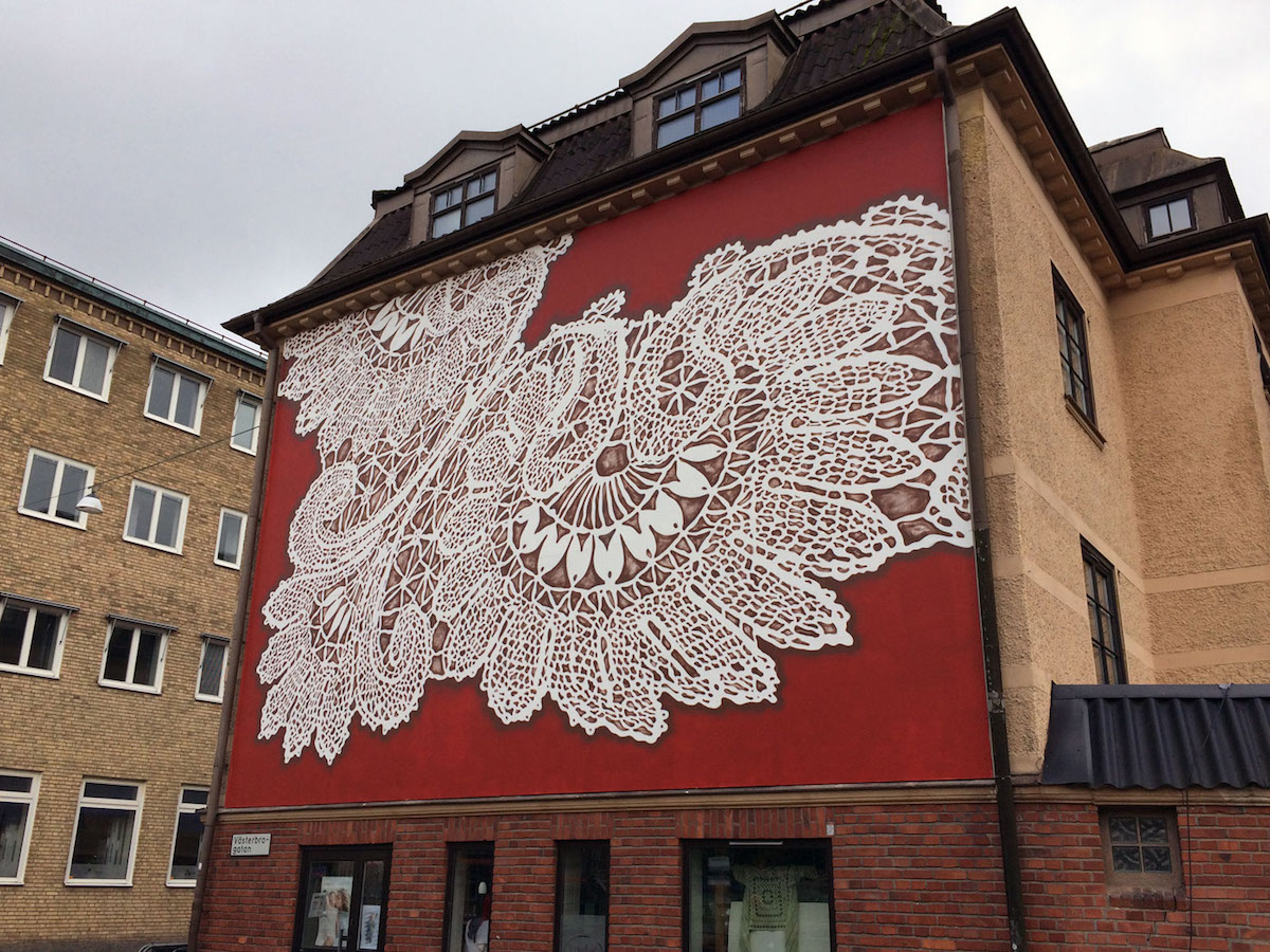 NeSpoon arte urbano mural 5