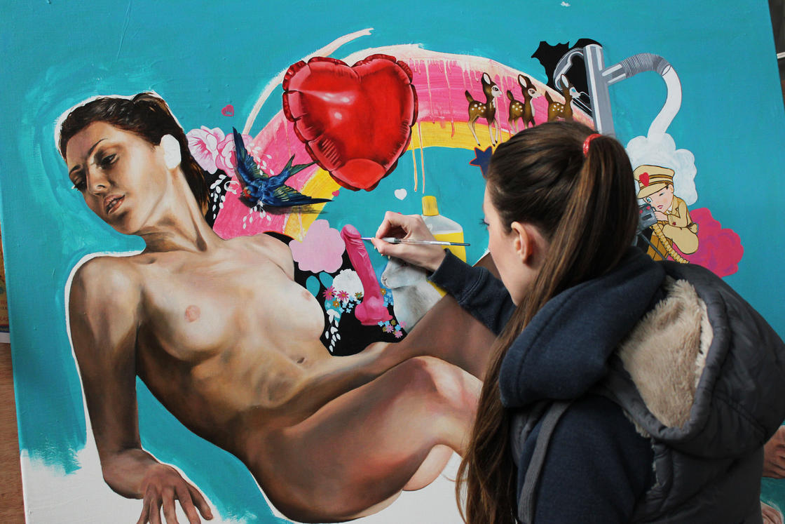 Teresa Duck pintura sensual 5