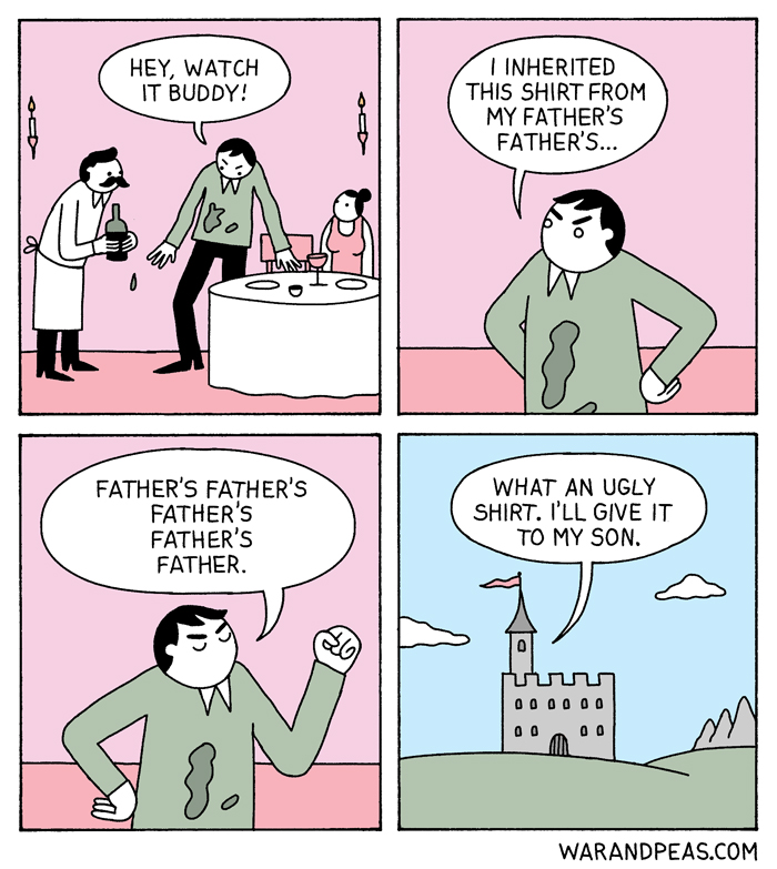War and Peas humor grafico negro 11