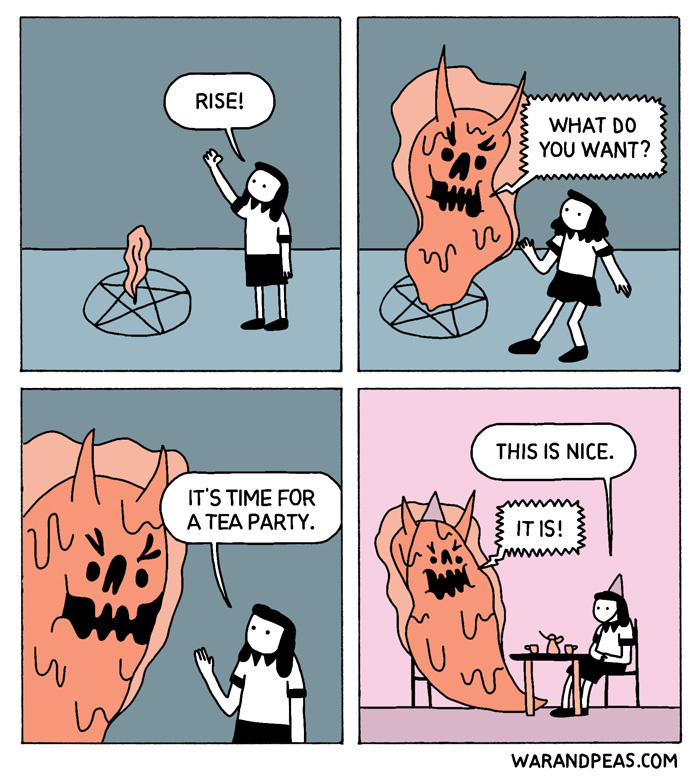 War and Peas humor grafico negro 15