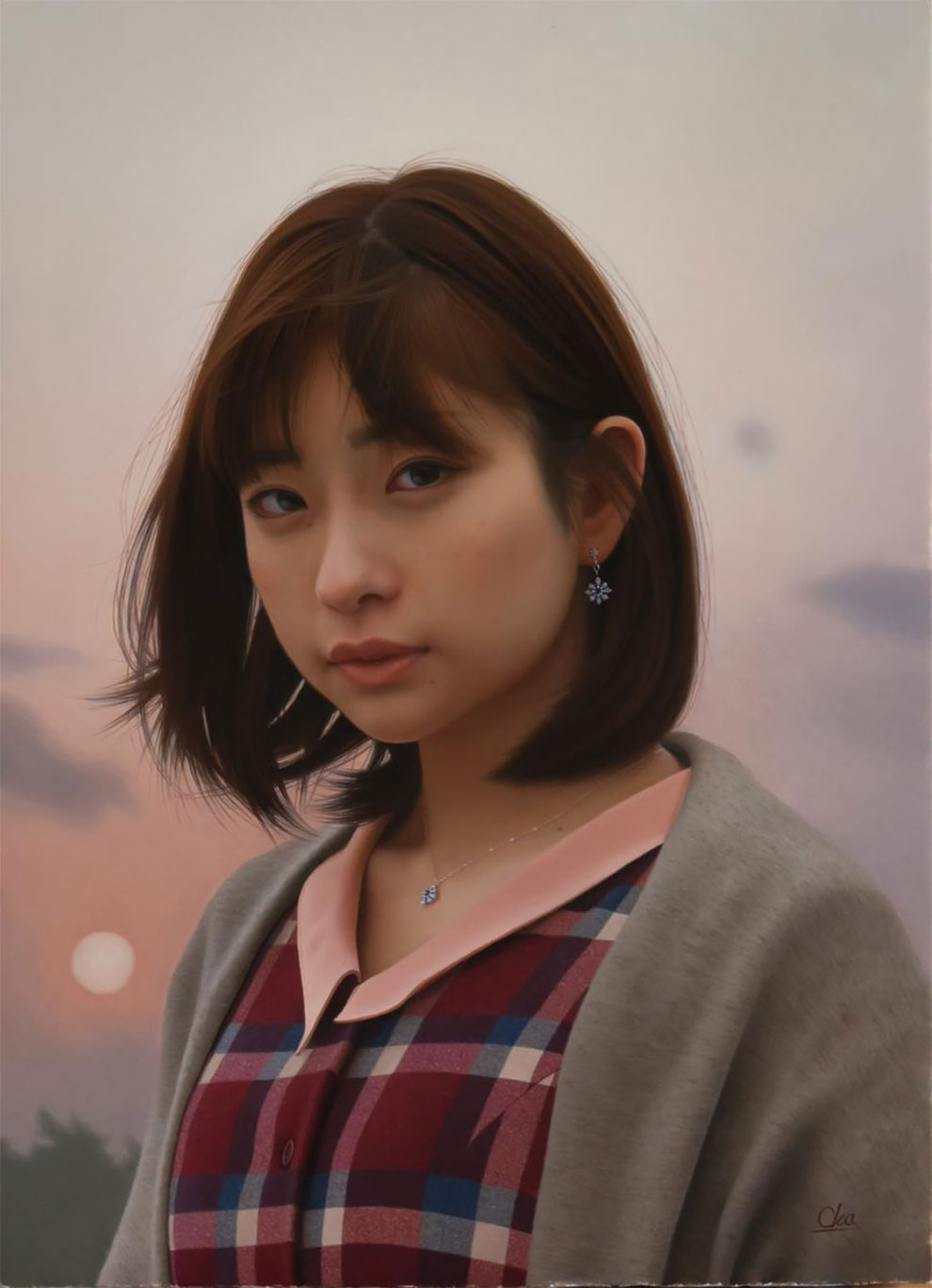 Yasutomo Oka pintura hiperrealista