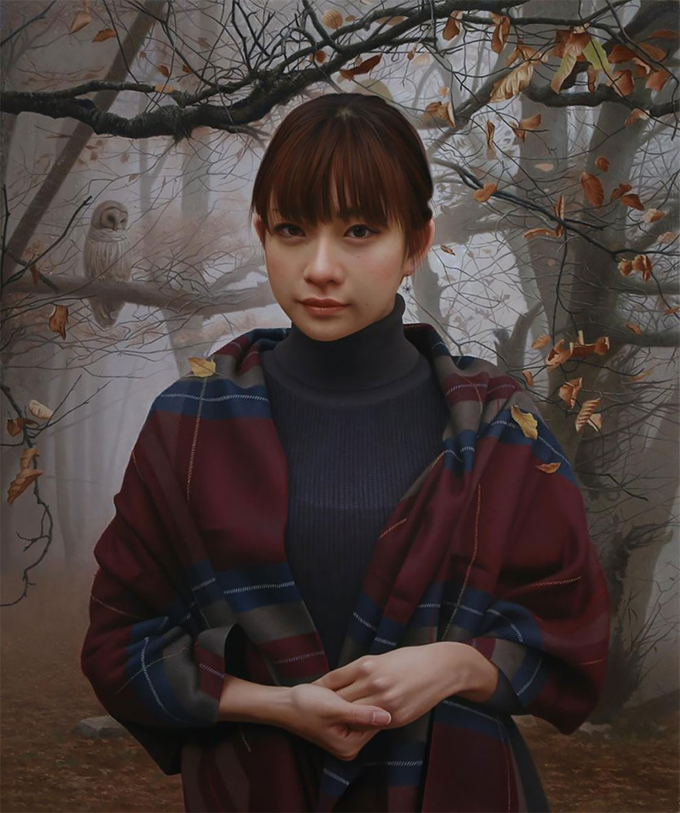Yasutomo Oka pintura hiperrealista