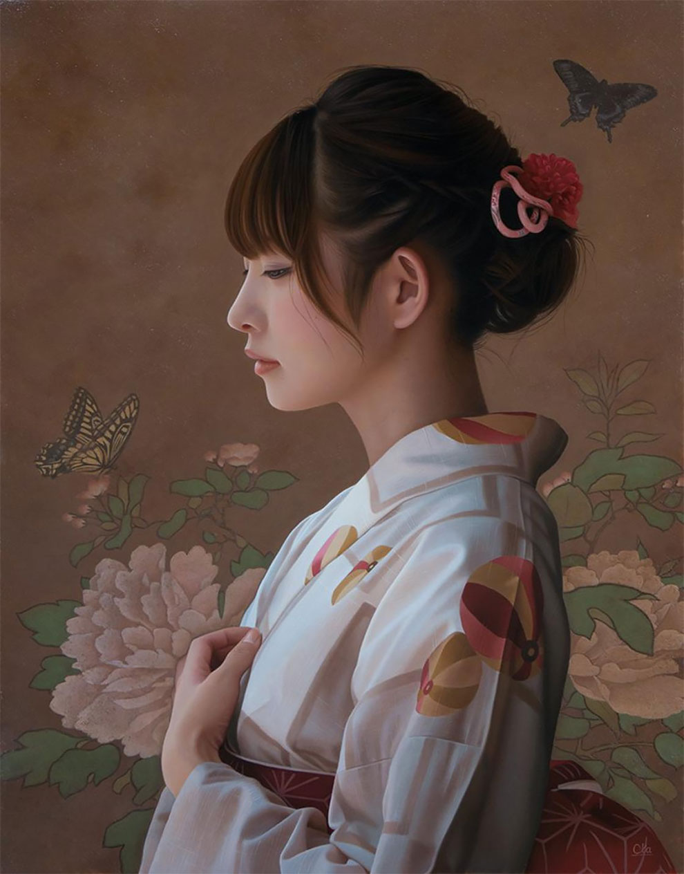 Yasutomo Oka pintura hiperrealista