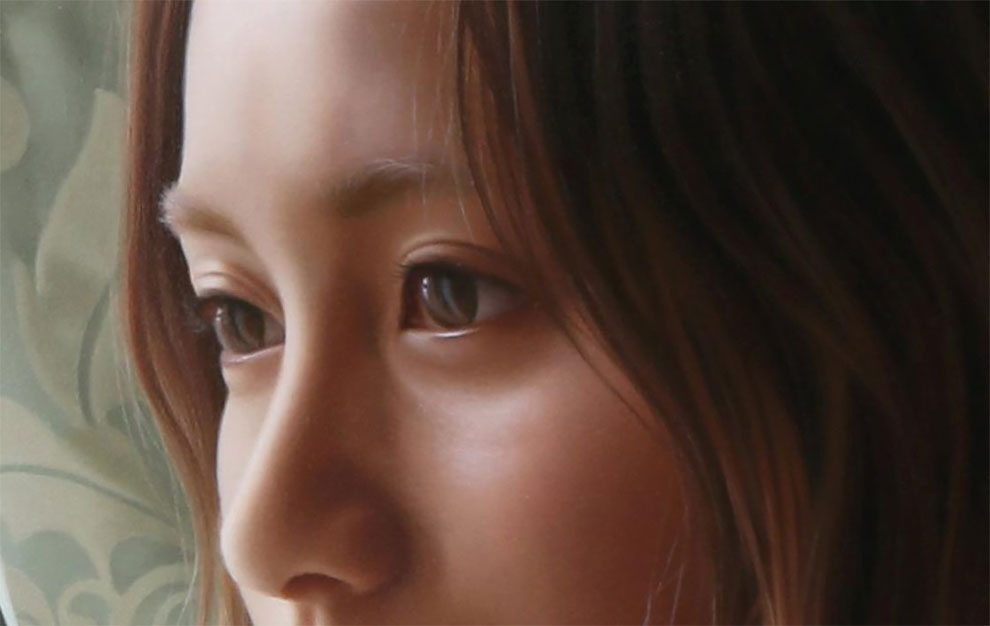 Yasutomo Oka pintura hiperrealista