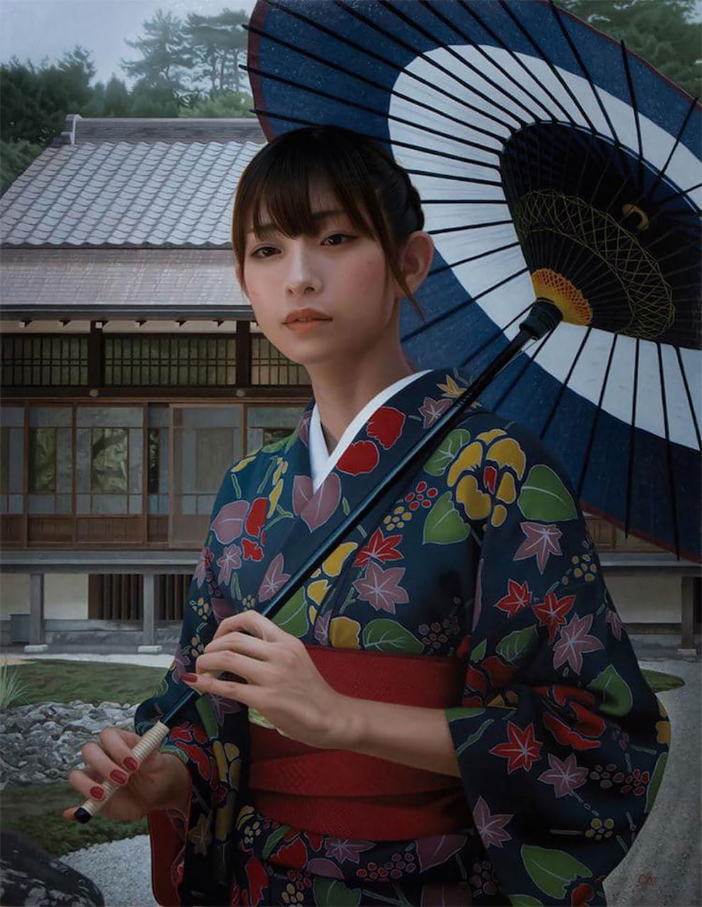 Yasutomo Oka pintura hiperrealista