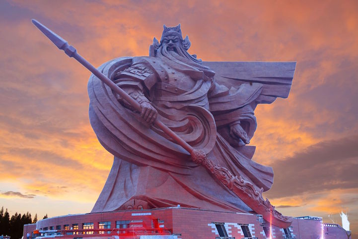 dios de la guerra escultura china