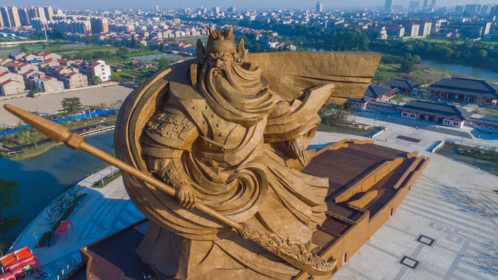 dios de la guerra escultura china 2