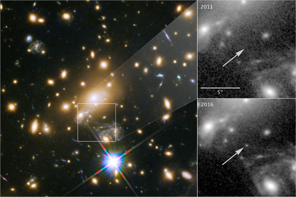 hubble estrella icaro