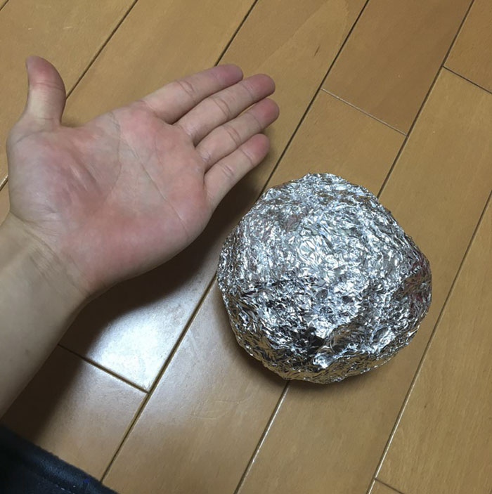 pelotas de papel de plata Japon