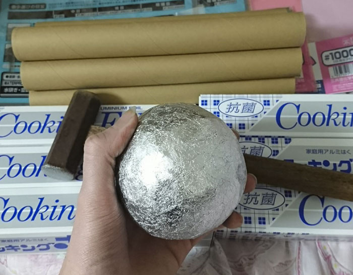 pelotas de papel de plata Japon 3