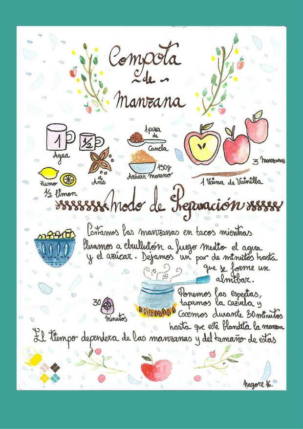 receta compotademanzana 1 Nagore