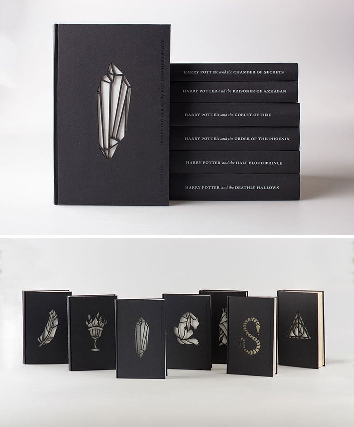 5 SEIS CUBIERTAS SEIS SIMBOLOS PARA LOS LIBROS DE HARRY POTTER