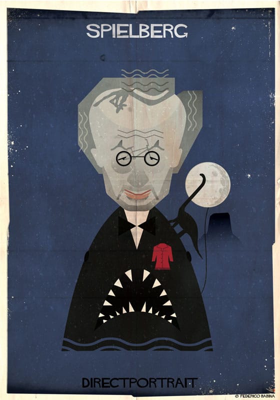 Federico Babina ilustraciones directores cine Directportrait
