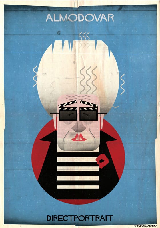 Federico Babina ilustraciones directores cine Directportrait