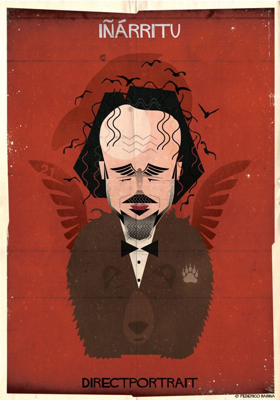 Federico Babina ilustraciones directores cine Directportrait