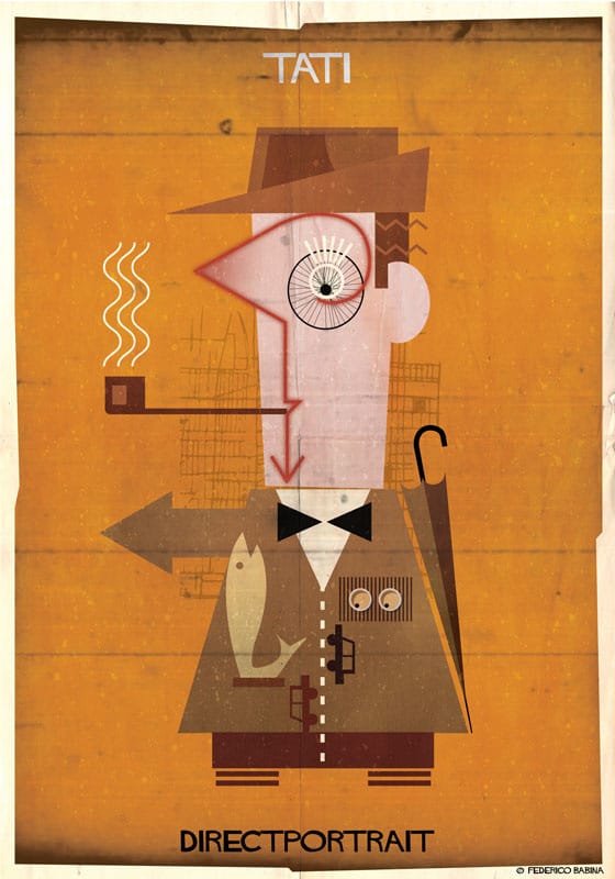 Federico Babina ilustraciones directores cine Directportrait