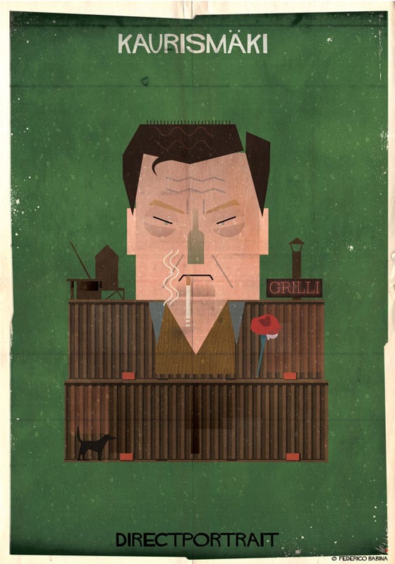 Federico Babina ilustraciones directores cine Directportrait