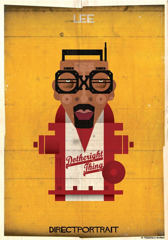 Federico Babina ilustraciones directores cine Directportrait