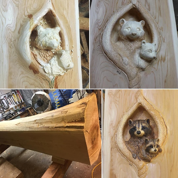 Mori Kono animales esculturas madera 13
